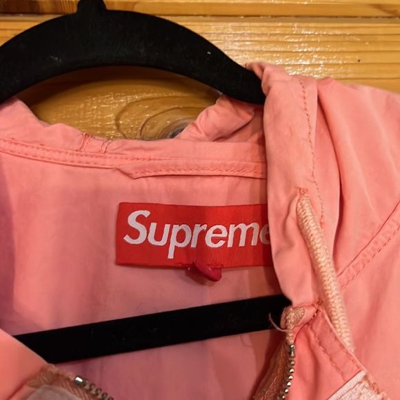 🌵 HP 🌵 Pink Supreme half zip hooded light jacket (authentic) - Picture 2 of 10